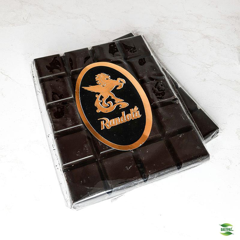 تصویر اول بزرگ محصول شکلات تخته ای تلخ 180 گرمی در فروشگاه اینترنتی کوک مارکت