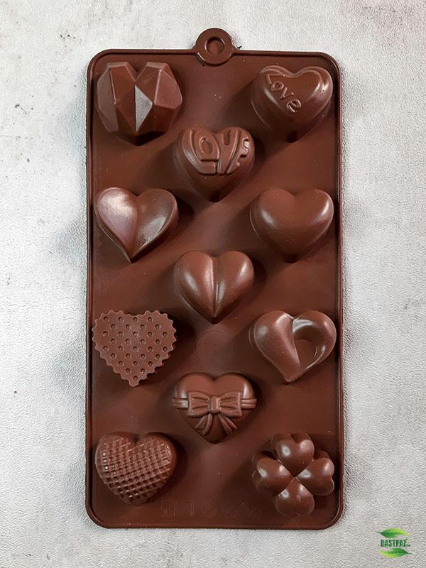 تصویر اول بزرگ محصول قالب شکلات طرح قلب کد 3 در فروشگاه اینترنتی کوک مارکت
