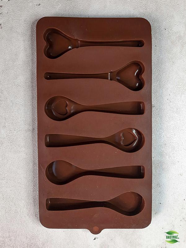 تصویر اول بزرگ محصول قالب شکلات طرح قاشق در فروشگاه اینترنتی کوک مارکت