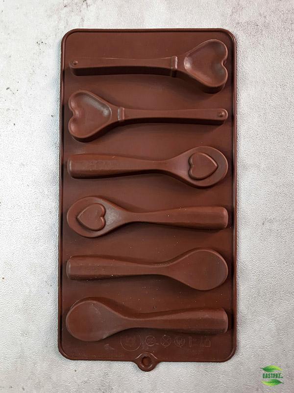 تصویر دوم بزرگ محصول قالب شکلات طرح قاشق در فروشگاه اینترنتی کوک مارکت