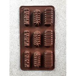 تصویر محصول قالب شکلات طرحدار کد 2 در فروشگاه اینترنتی کوک مارکت
